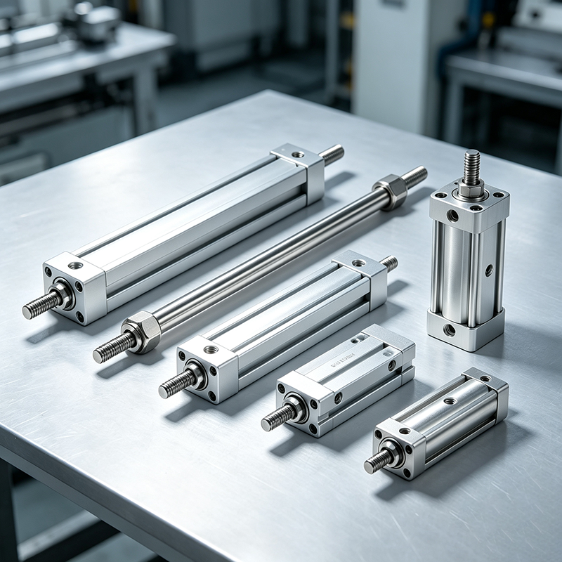 ISO15552 Standard Tie Rod Pneumatic Cylinder Heavy-Duty Air Cylinder with Optional Magnetic Piston for Automated Machinery