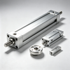 ISO15552 Standard Tie Rod Pneumatic Cylinder Heavy-Duty Air Cylinder with Optional Magnetic Piston for Automated Machinery