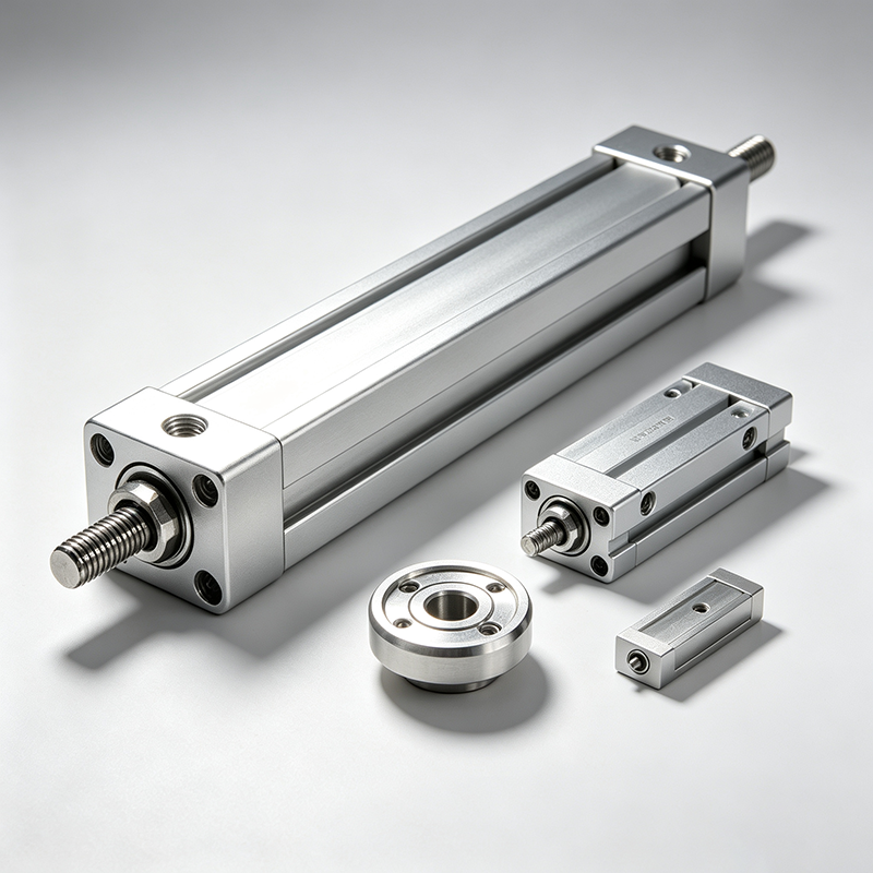 ISO15552 Standard Tie Rod Pneumatic Cylinder Heavy-Duty Air Cylinder with Optional Magnetic Piston for Automated Machinery