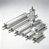 ISO15552 Standard Tie Rod Pneumatic Cylinder Heavy-Duty Air Cylinder with Optional Magnetic Piston for Automated Machinery
