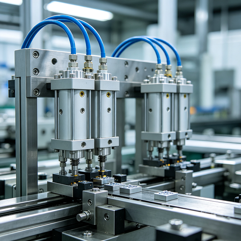 ISO15552 Standard Tie Rod Pneumatic Cylinder Heavy-Duty Air Cylinder with Optional Magnetic Piston for Automated Machinery